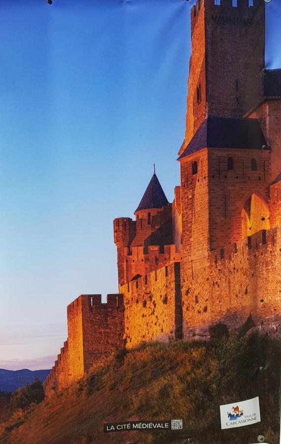 Ma Pierre A L'Edifice, Face A La Cite Vue Sublime, Studio Avec Terrasse Carcassonne Exterior foto