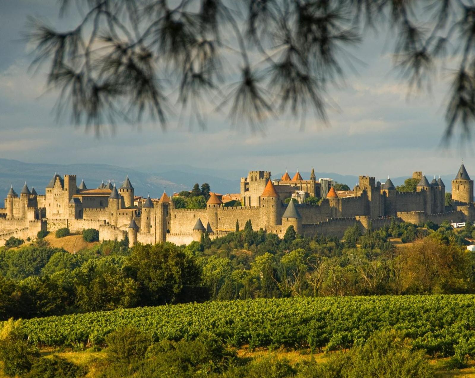 Ma Pierre A L'Edifice, Face A La Cite Vue Sublime, Studio Avec Terrasse Carcassonne Exterior foto